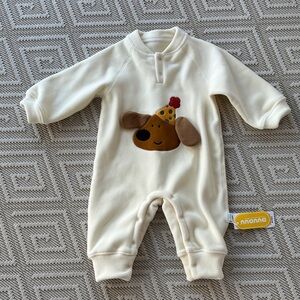 Mini Olie Dog Fleece Romper *NWT